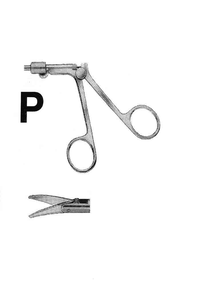 İZOLESİZ MAKAS P MODEL SAPLI  ÇAP : 5MM L:43CM